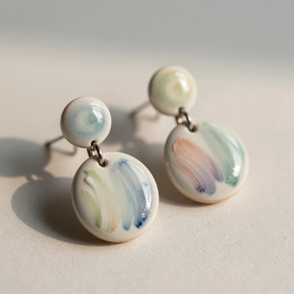 Painted Earrings